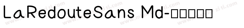 LaRedouteSans Md字体转换